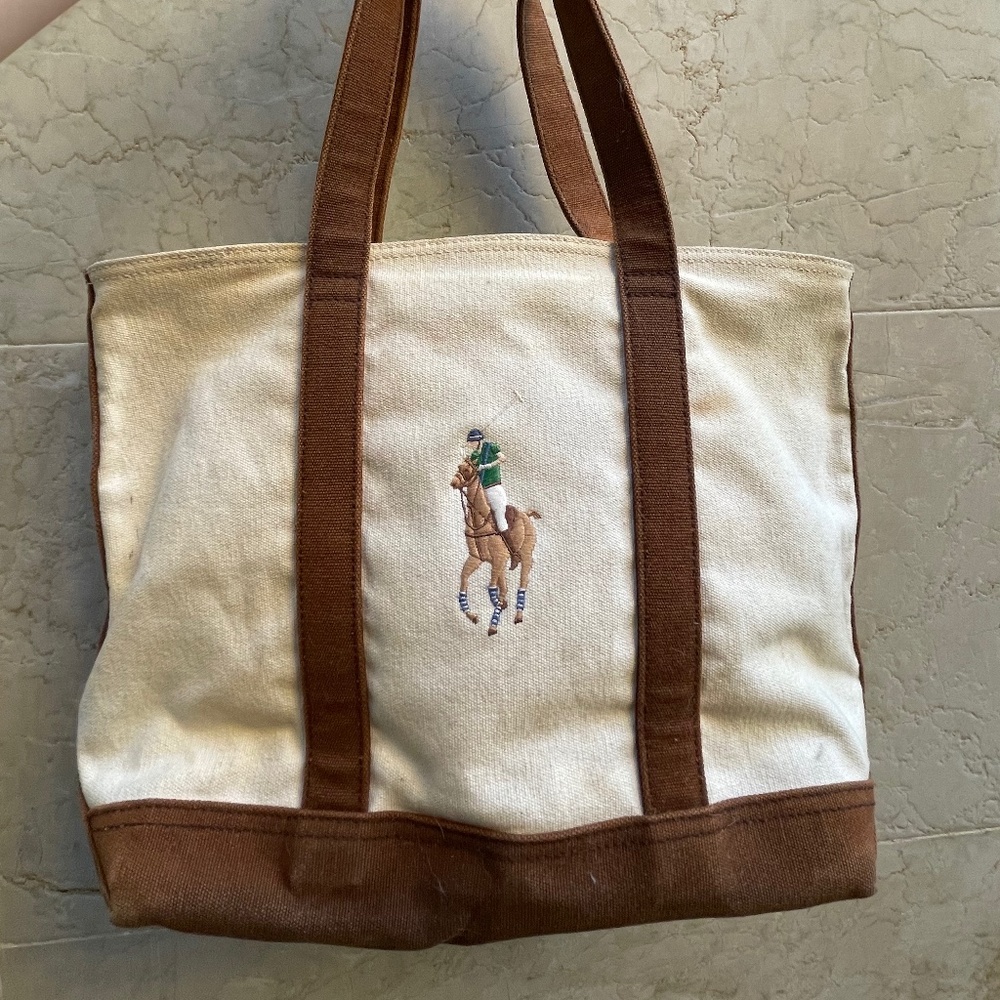 Ralph Lauren - Big Pony 100% Cotton Tote Bag